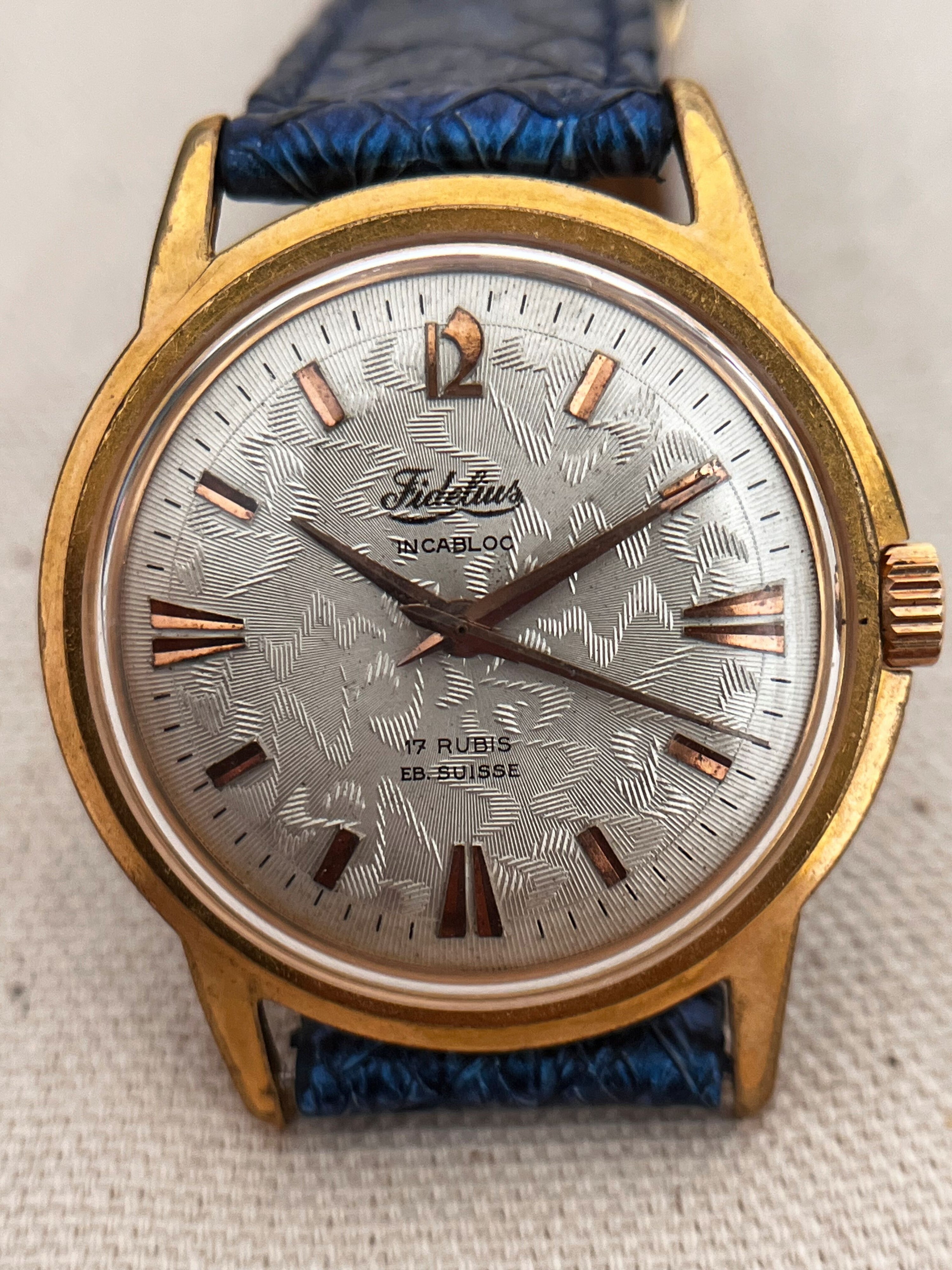 1950 Fidelius guilloché zébré