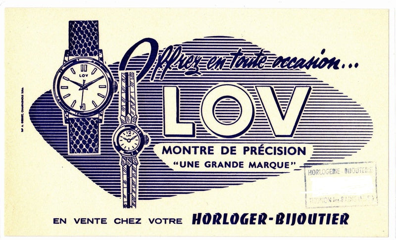 1950 LOV guillochée noire
