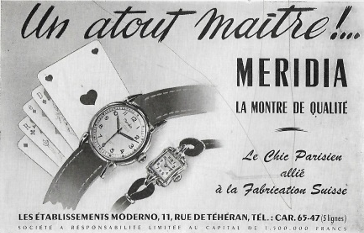 1950 Meridia triple date