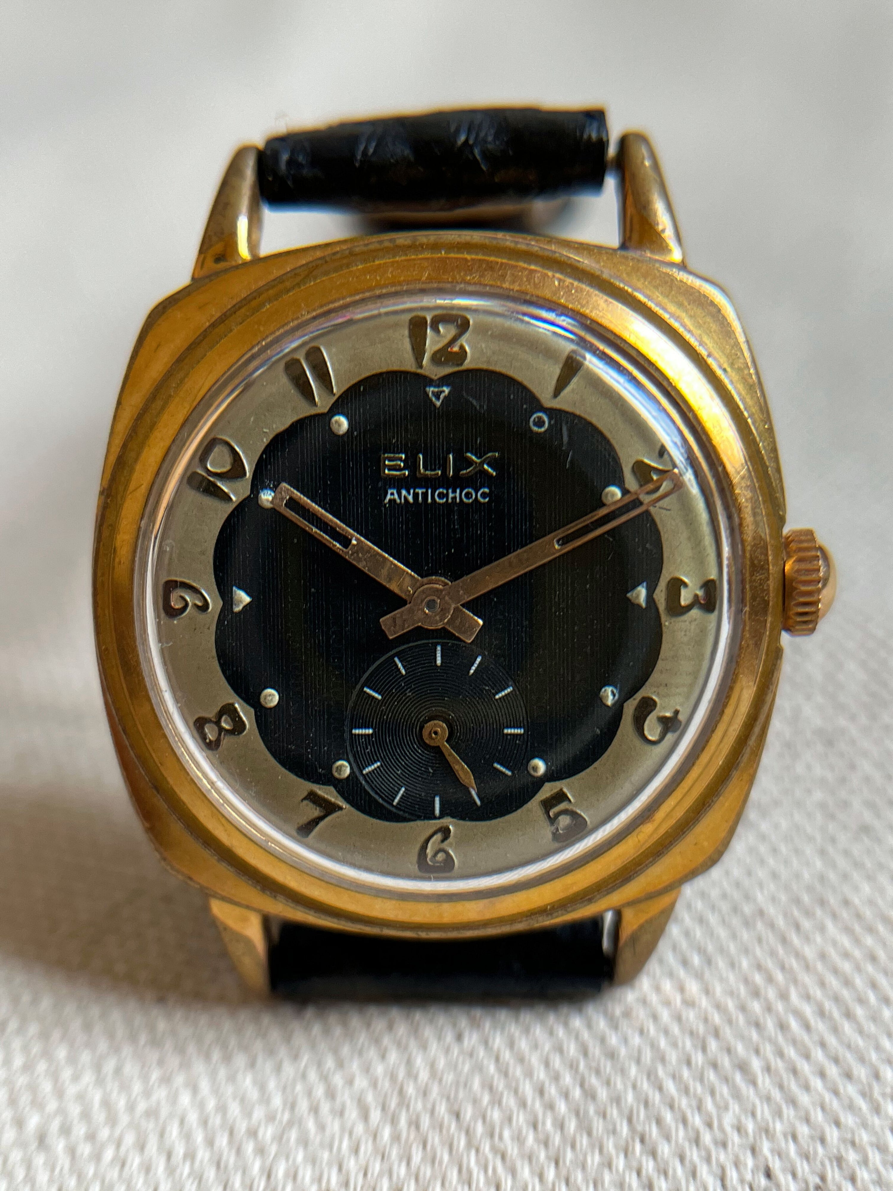1940 Elix coussin bi-colore