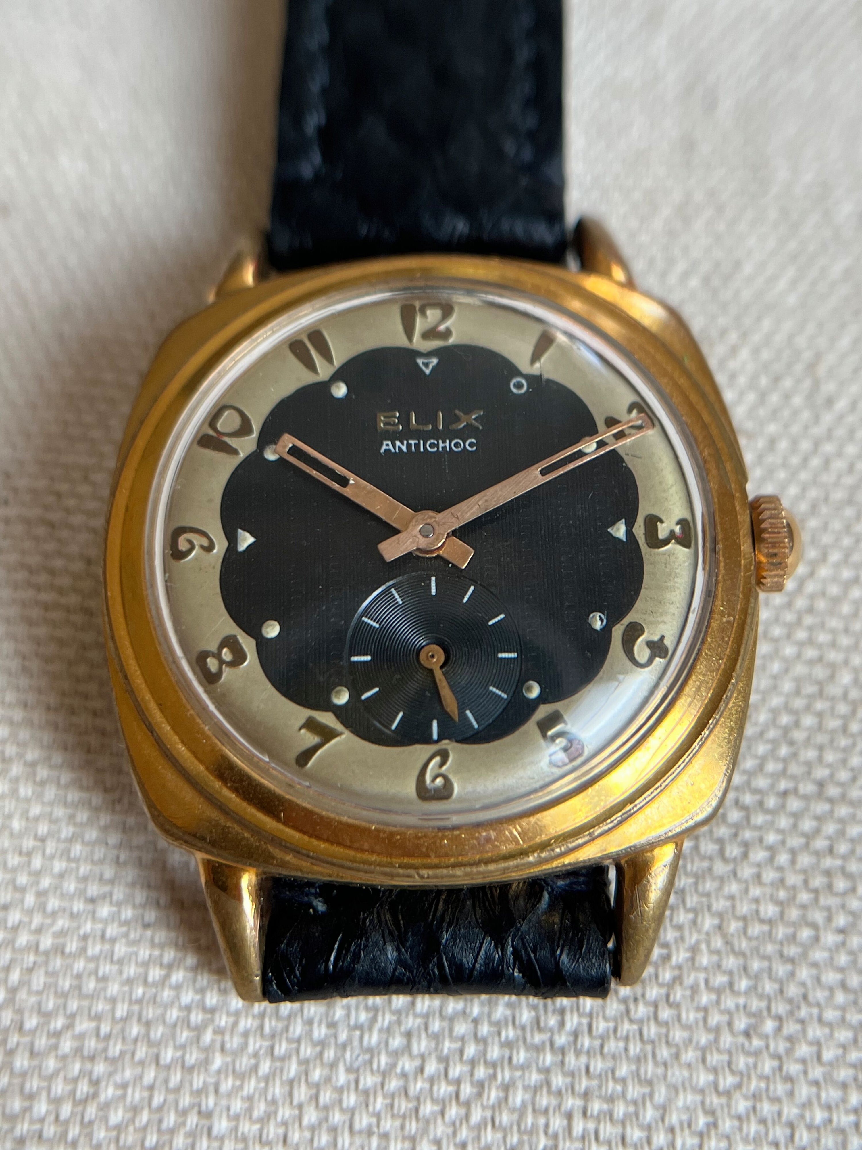 1940 Elix coussin bi-colore
